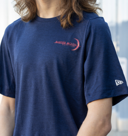 Navy Blue Synthetic Tee